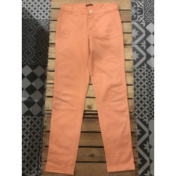 Pantalon cintré orange