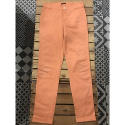 Orange fitted pants