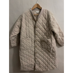 Manteau matelassé beige