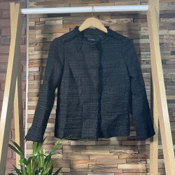 Veste Tweed Noire