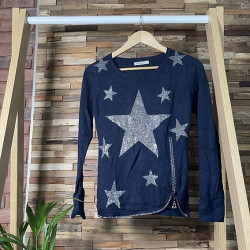 Blue star jumper