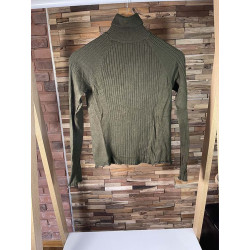 Pull col roulé