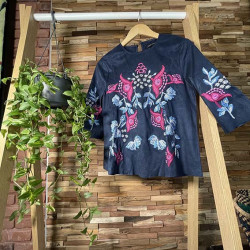 Haut motif florale