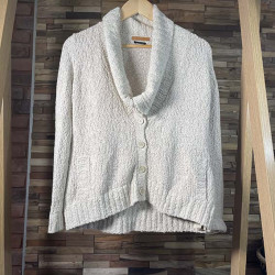 Veste pull beige